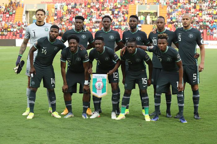 Nigeria lineup against Egypt at the Africa Cup of Nations (IMAGO / Shengolpixs)