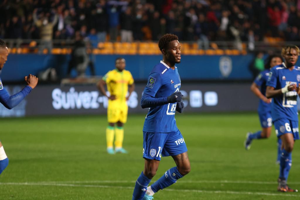 Ike Ugbo, Troyes' match-winner.