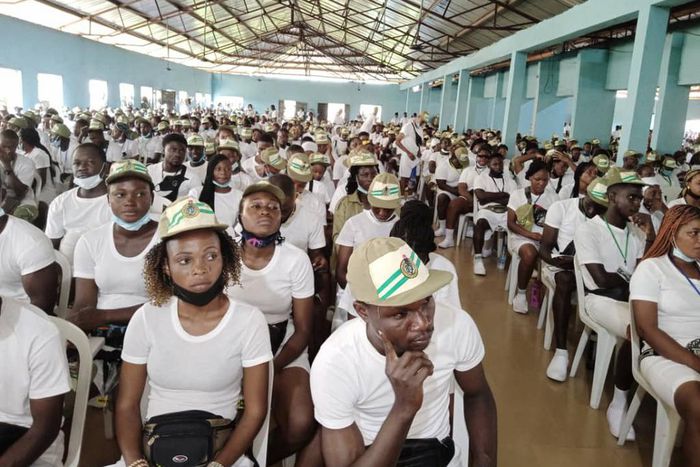 Members of the National Youth Service Corps (NYSC) [EFCC]