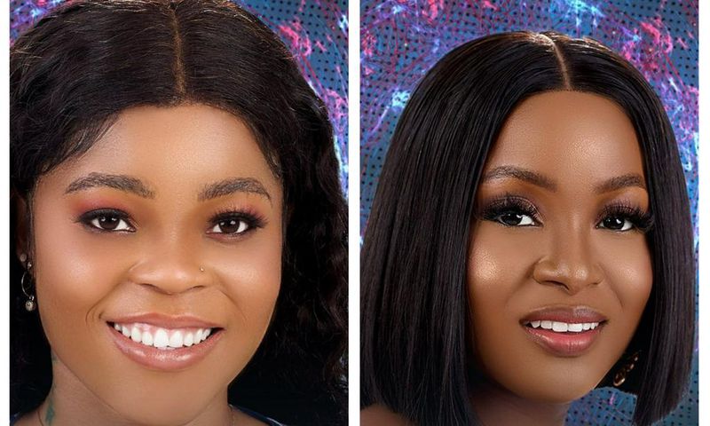 Big Brother Naija housemates Chi Chi and Bella [Instagram/BigBroNaija]