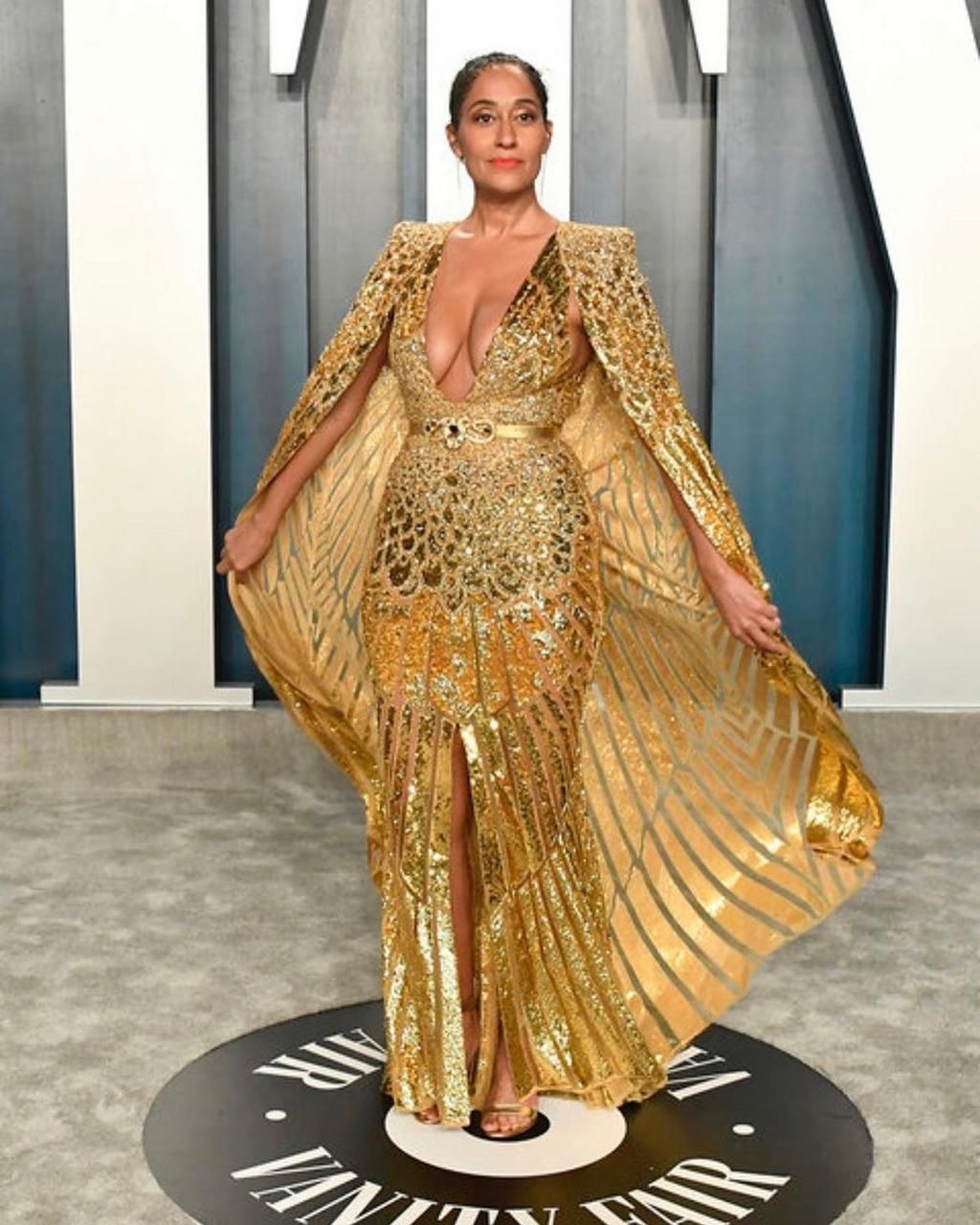Tracee Ellis Ross at the 2020 Vanity Fair Oscar party [Getty Image]