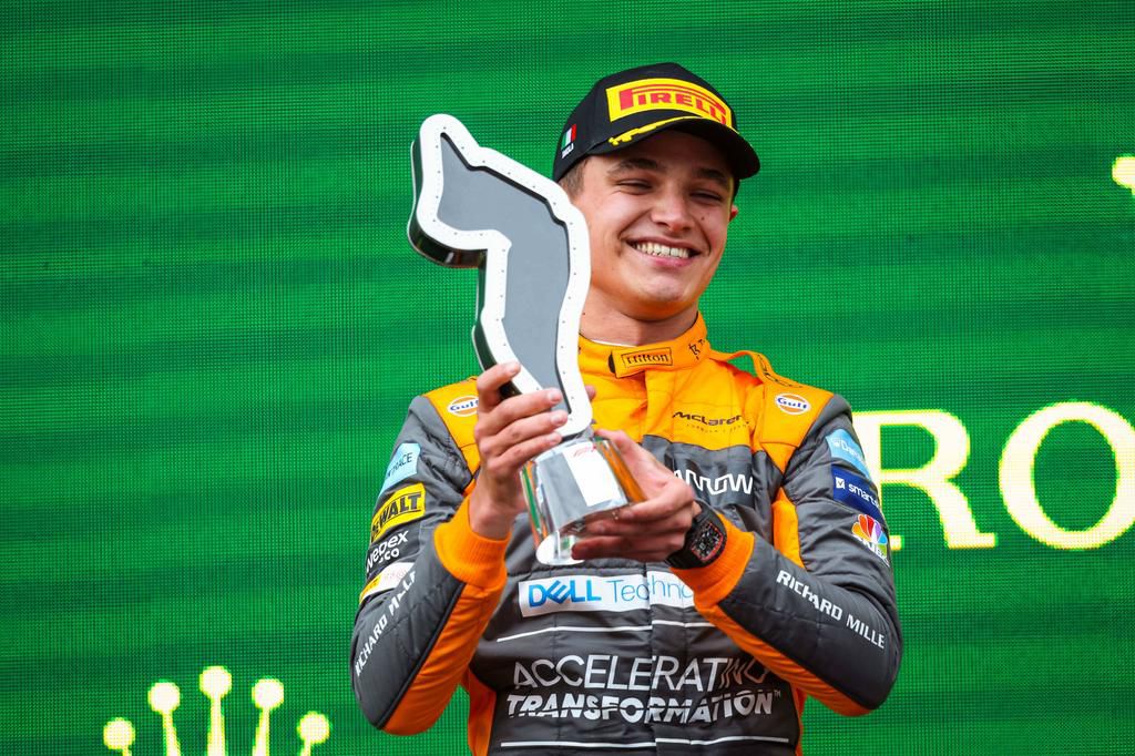 Norris finished 3rd at the Imola Grand Prix