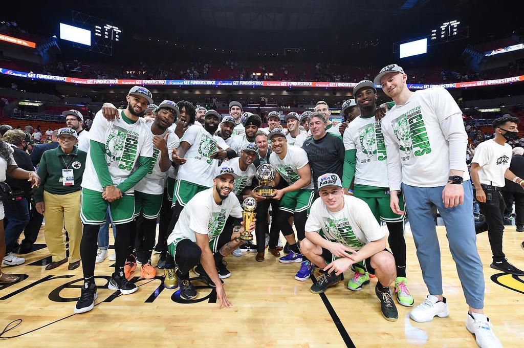 Boston Celtics beat Miami Heat in Game 7 to set up NBA Finals clash against Golden State Warriors