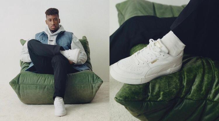 Kingsley Coman showed off the New Puma CA Pro Classic sneakers