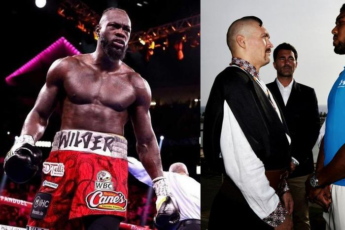 Deontay Wilder backs Oleksandr Usyk to beat Anthony Joshua again