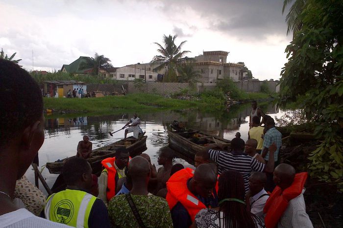 Rescue operation after a Lagos boat mishap