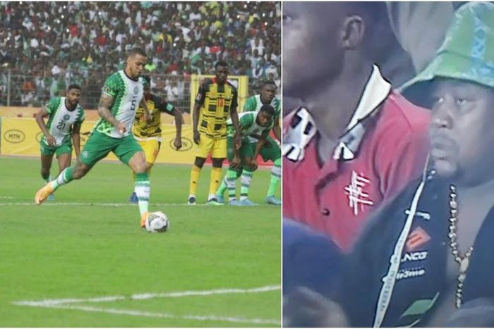 Obi Cubana was present for the Super Eagles of Nigeria game against the Black Stars of Ghana