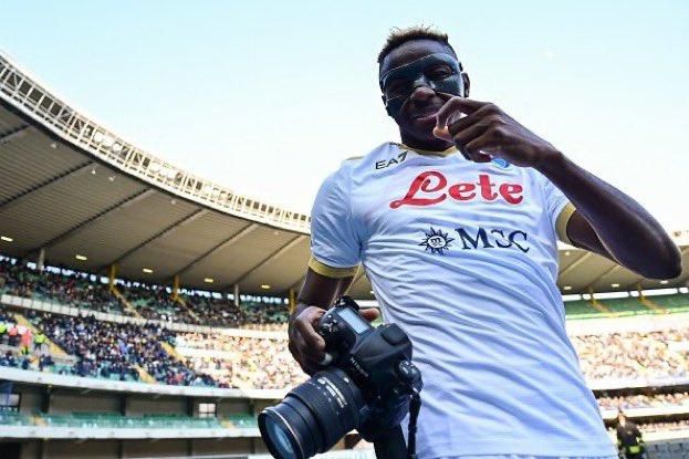 Victor Osimhen showed off his photography skills for Napoli