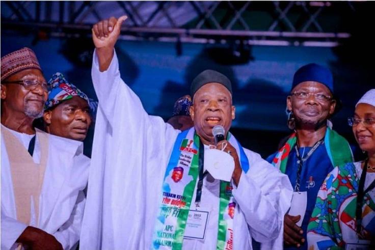 National Chairman of the APC, Abdullahi Adamu.