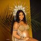 Regina looked oriental in her maternity photo [Instagram/ReginaDaniels]