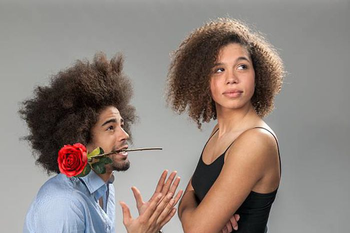 If a woman is into you, you don't have to beg her [istockphoto]