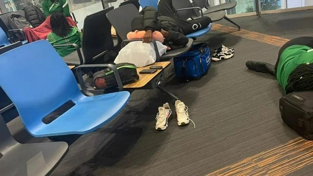 Falconets sleep on Turkey airport floor on return to Nigeria [Colin Udoh]