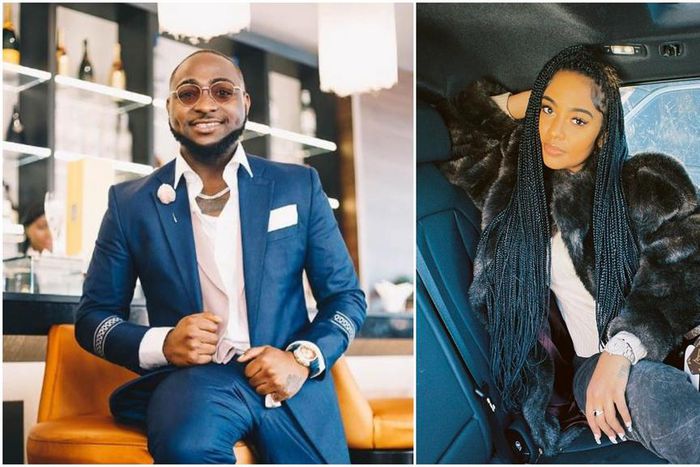 Nigerian music star Davido and IG model Mya Yafai [Instagram/Davido] [Instagram/MyYafai]