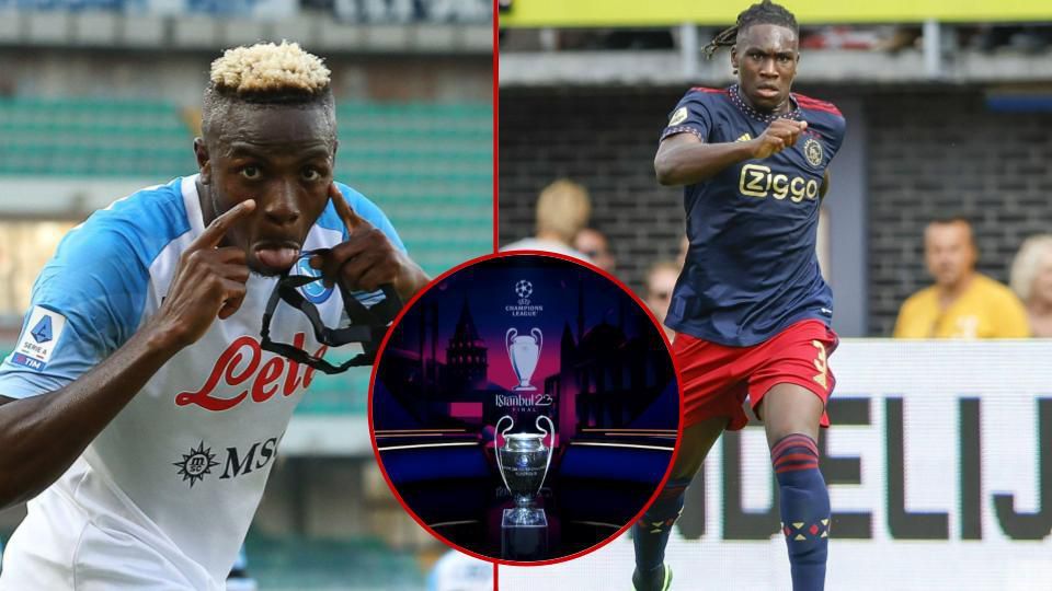 Victor Osimhen and Calvin Bassey will face each other in this year's Champions League