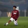 Shola Shoretire training with the Manchester United first team