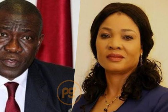 Senator Ike Ekweremadu and daughter, Beatrice Nwanneka. [Business Day]