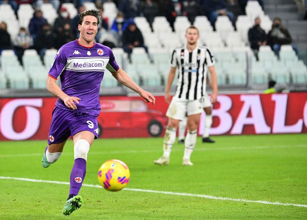 Fiorentina's Serbian forward Dusan Vlahovic is a wanted man