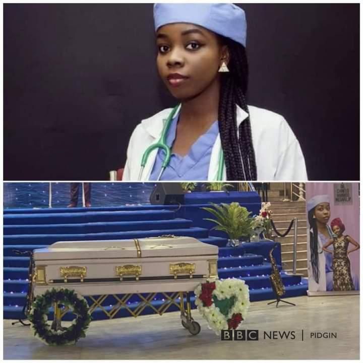 Chinelo: Funeral service held for Doctor killed in Kaduna train attack. [Twitter:Punch]
