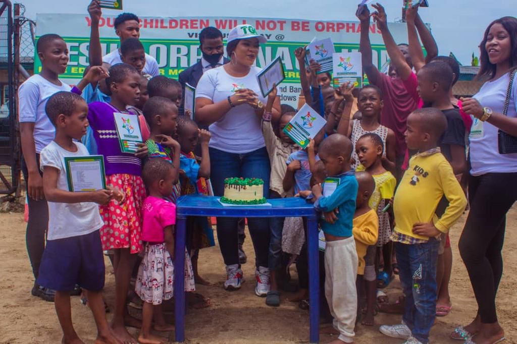 Actress Matilda Lambert celebrates birthday at Orphanage Home