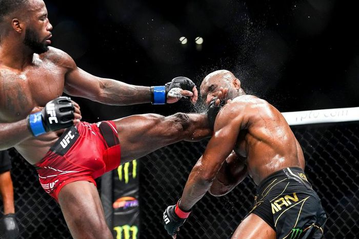 Kamaru Usman returns from hospital in good spirits after knockout [Video]