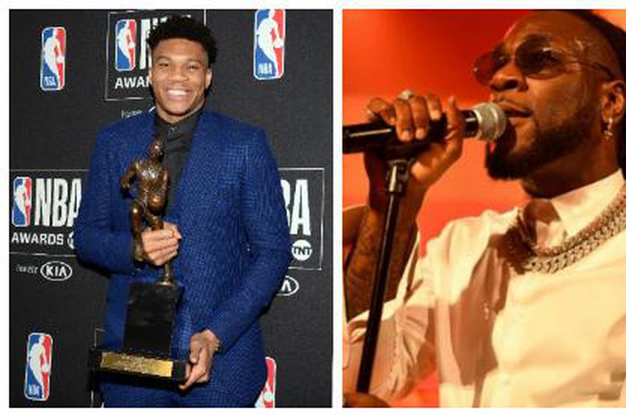 Giannis Antetokounmpo , Burna Boy