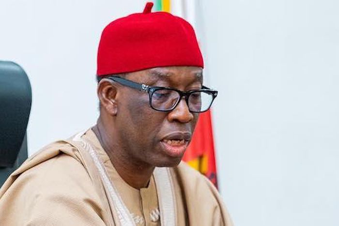 Delta State Governor, ifeanyi okowa. [Ripples]