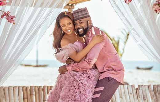 Nigerian singer Banky W and his wife Adesua Etomi [Instagram/AdesuaEtomi]