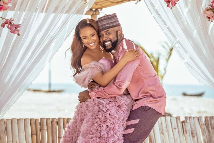 Nigerian singer Banky W and his wife Adesua Etomi [Instagram/AdesuaEtomi]