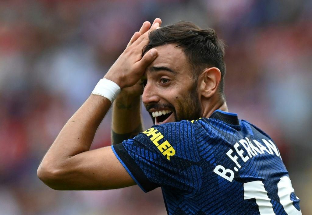 Manchester United midfielder Bruno Fernandes