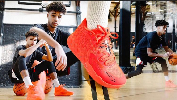 Puma France showed off the Puma MB 01 sneaker series