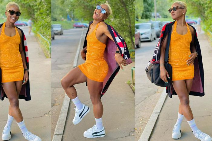 Super Falcons star Francisca Ordega shows off style in new photos