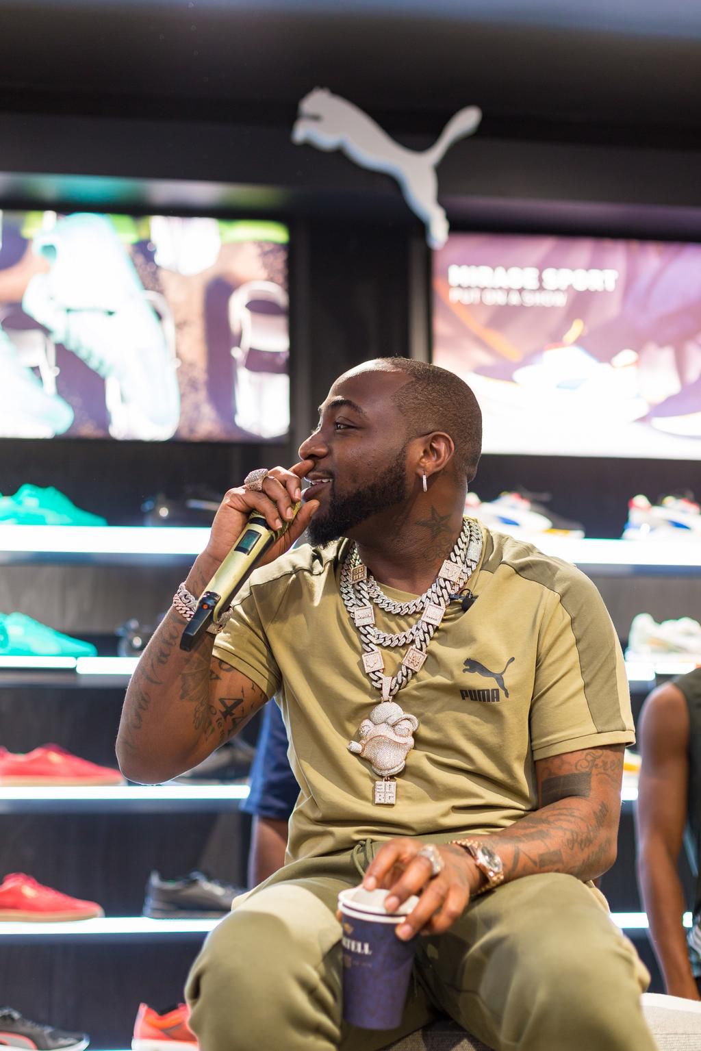 An evening of fun & shopping as PUMA hosts DAVIDO to a meet & greet event at the Palms Mall, Lekki
