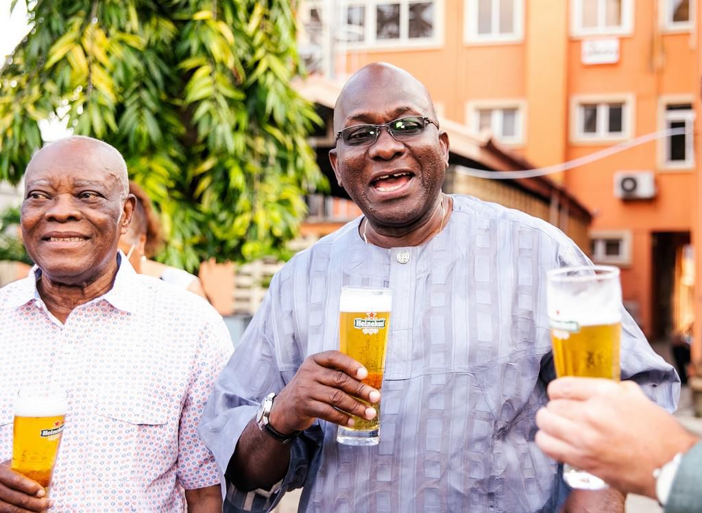 Yanju Scott, Trustee, Ikoyi Club 1938 and Ademola Mumuney, Chairman, Ikoyi Club 1938