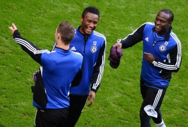 Victor Moses and John Obi Mikel