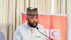 Olubankole Wellington (Banky W) of the Modern Democratic Party (MDP) at a debate for candidates contesting for the Eti-Osa constituency seat in the House of Representatives