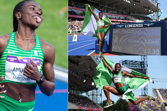 Tobi Amusan Wins Gold At Commonwealth Games, sets new record