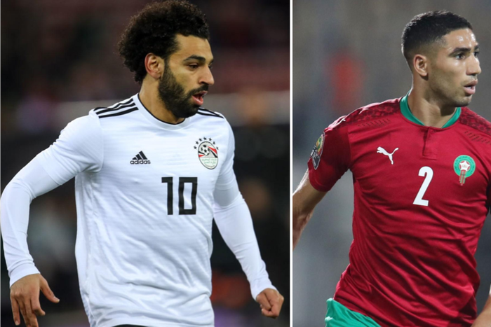 Mohamed Salah and Achraf Hakimi