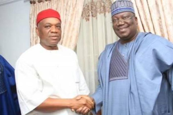 Uzor Kalu and Ahmed Lawan (SaharaReporters)