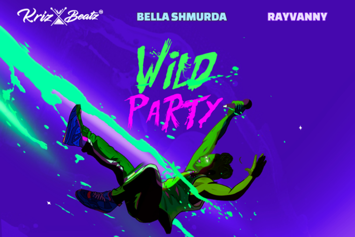 Krizbeatz Wild Party feat Bella Shmurda & Rayvanny cover art