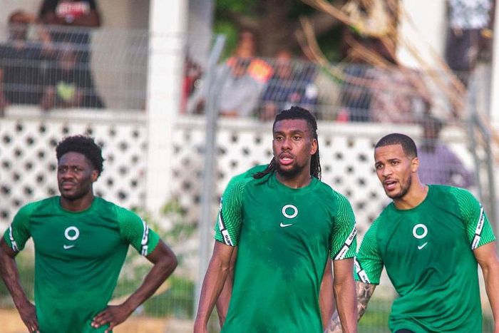 Iwobi, Ekong and Aina prepare for the AFCON qualifier against Sierra Leone