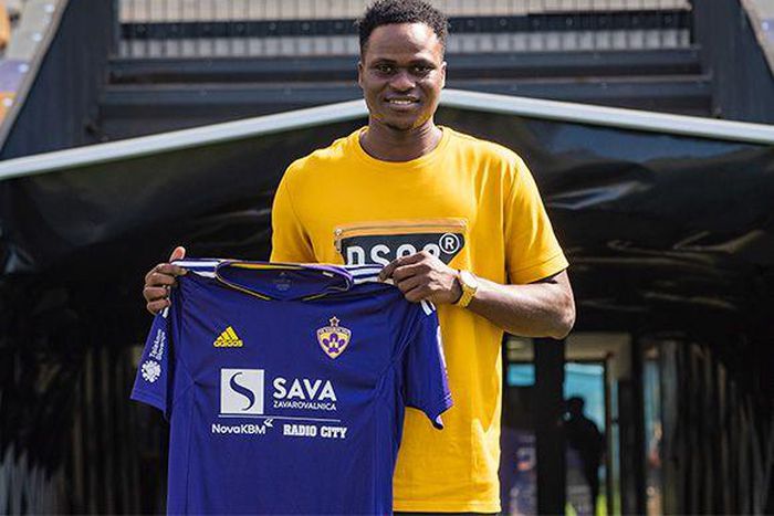Ishaq Kayode unveiled by his new club Maribor.