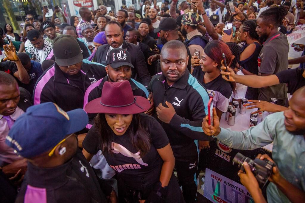 Cross section of the crowd at Jabi Lake Mall