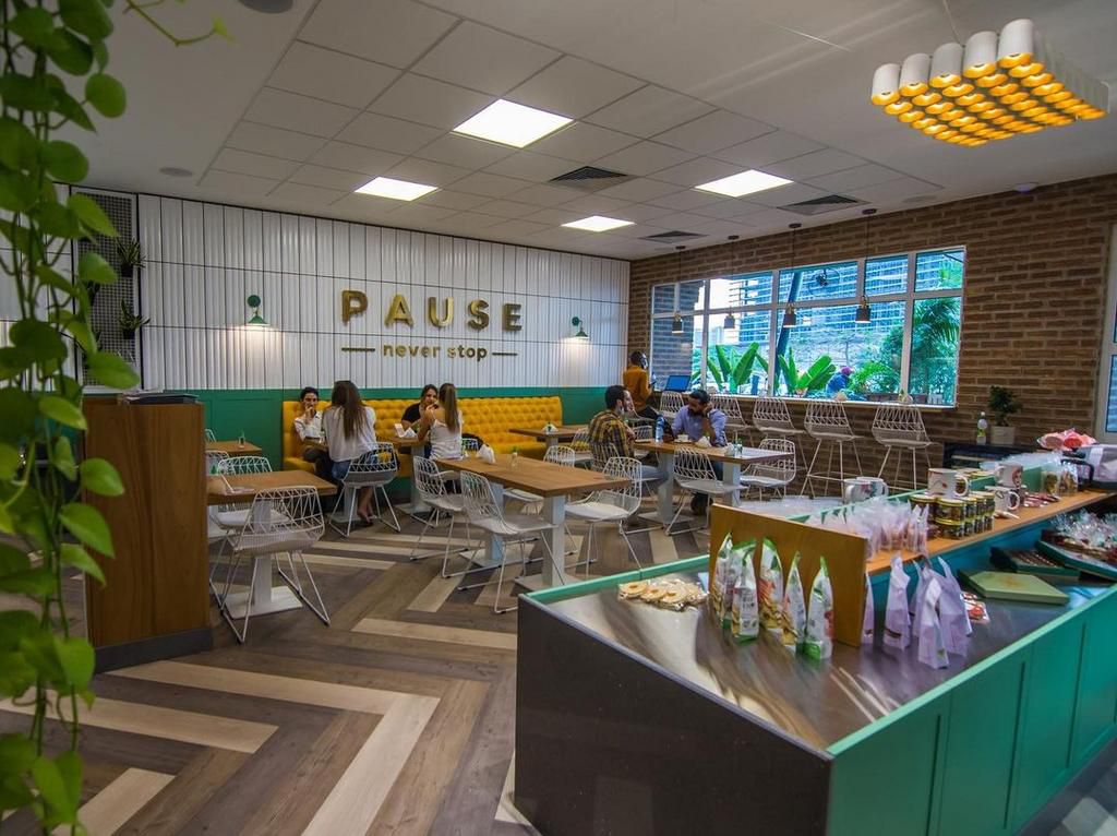 The letterings on the wall are quite cute