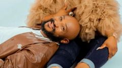 Nollywood actor Blossom Chukwujekwu and new wife Winifred Akhuemokhan [Instagram/BlossomChukwujekwu]