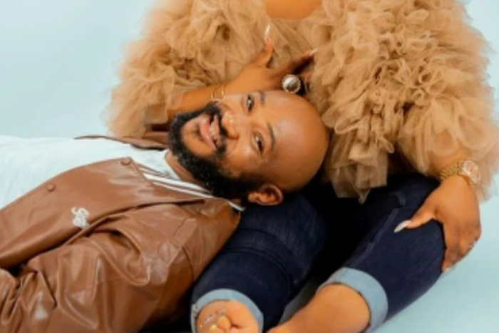 Nollywood actor Blossom Chukwujekwu and new wife Winifred Akhuemokhan [Instagram/BlossomChukwujekwu]