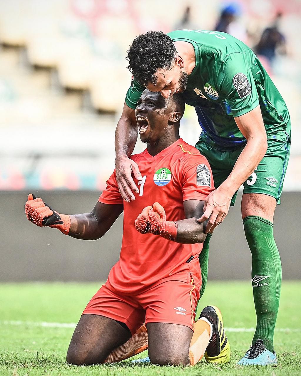 Leone Stars goalkeeper, Mohamed Kamara was named man of the match against Algeria