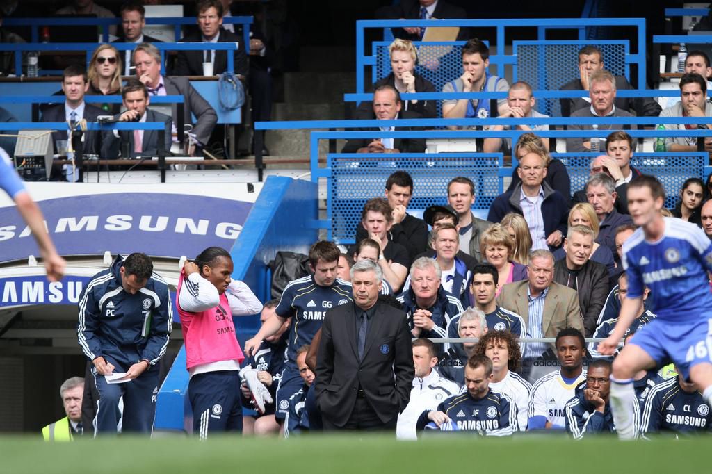 Ancelotti during his time at Chelsea