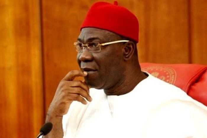 Senator Ike Ekweremadu mourns Abba Kyari. (Naijanews)