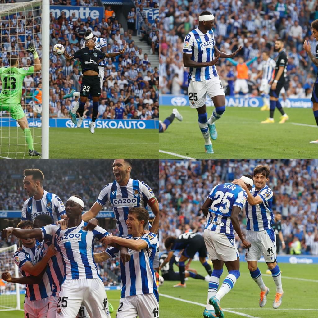 Umar Sadiq came on to salvage a point for Real Sociedad