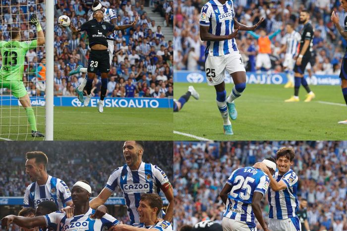 Umar Sadiq came on to salvage a point for Real Sociedad